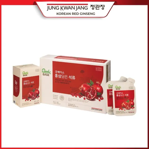 Nước Hồng Sâm Goodbase Tinh Chất Lựu Đỏ KGC Jung Kwan Jang - Hỗ Trợ Đẹp Da, Tăng Cường Đề Kháng, 50ml x 30 Gói