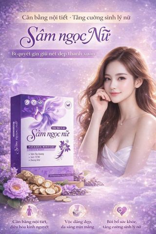 Bột Cốm Sâm Ngọc Nữ Mộc Tâm - Dinh Dưỡng Từ Sâm Tố Nữ Và Nguyên Liệu Tự Nhiên (hộp 20 gói)