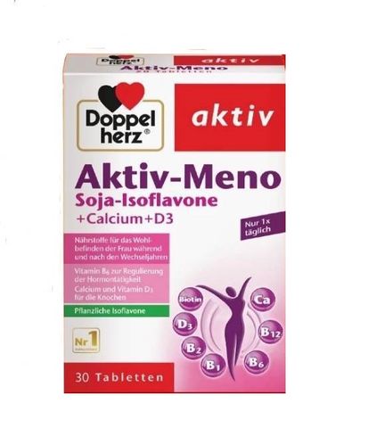 [Mã giảm giá lên tới 20%] Viên uống Active Meno Doppelherz - Hỗ trợ cân bằng nội tiết tố nữ, sức khỏe và làm đẹp, hộp 30 viên từ Đức