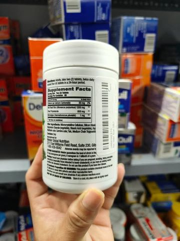 Weider, Gạo men đỏ Plus 1.200 mg với Phytosterol tự nhiên 850 mg mỗi khẩu phần, 120 viên nén của Mỹ