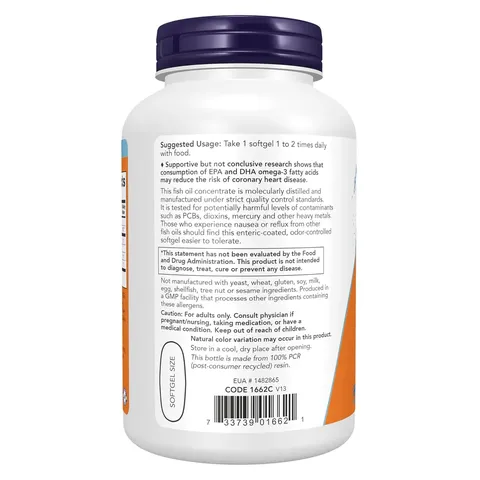 Dầu Cá NOW Ultra Omega-3 180 Viên