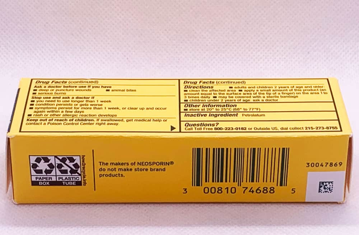 Kem mỡ Neosporin Dual Action Ointment 14.2g của Mỹ