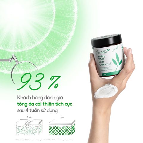 Kem Dưỡng Trắng Da Body Cho Bà Bầu - Kem Rau Má GUO 250g - Dưỡng Ẩm, Làm Sáng Da Cho Mẹ Bầu