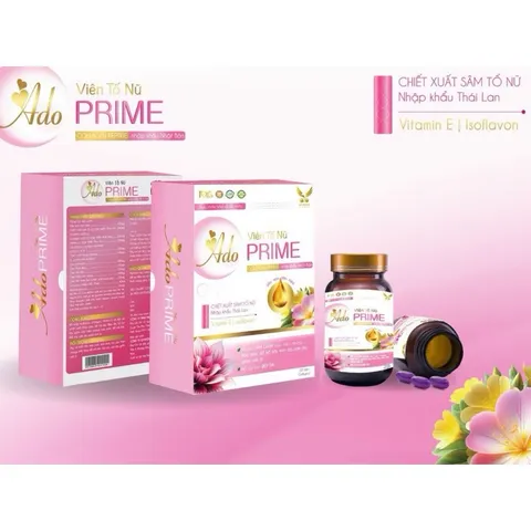 Viên Tố nữ Ado Prime (Hộp cứng 30 viên)