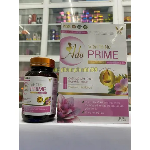 Viên Tố nữ Ado Prime (Hộp cứng 30 viên)