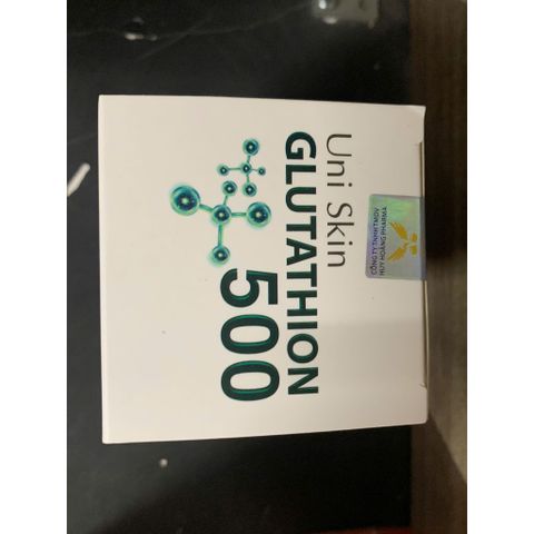 Uni Skin Glutathion 500 Hỗ trợ chống oxy hóa, hạn chế lão hóa da (H/30 viên)
