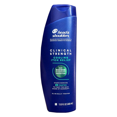 Dầu gội sạch gàu Head & Shoulders Clinical Strength Cooling Itch Relief 400ml của Mỹ ( giảm ngứa )