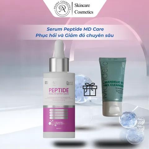 [Tặng SRM] Serum Phục hồi và Giảm đỏ chuyên sâu MD Care Peptide Bioactiv Matrix Serum 30ml