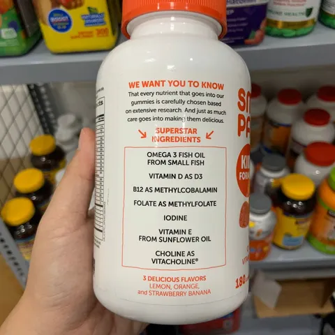 Kẹo Dẻo SmartyPants Kids Formula 180 Viên 