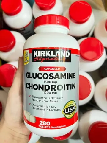 Viên uống bổ khớp Kirkland Signature Glucosamine 1500mg & 1200mg 280V