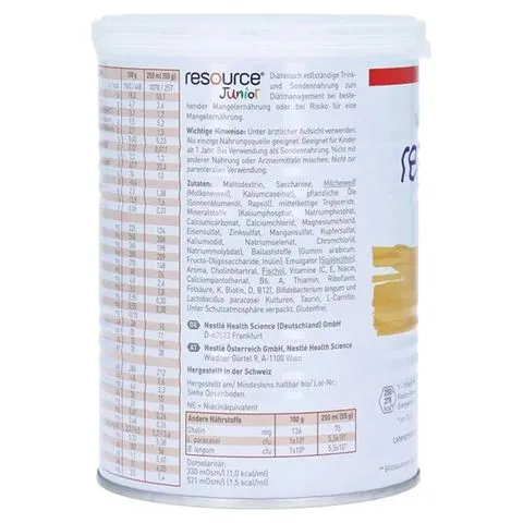 Sữa béo Resource Junior Đức 400g – Hỗ trợ tăng cân & tiêu hóa tốt cho bé từ 1-10 tuổi