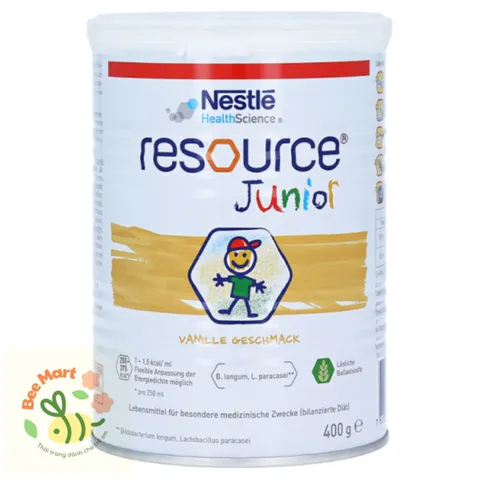 Sữa béo Resource Junior Đức 400g – Hỗ trợ tăng cân & tiêu hóa tốt cho bé từ 1-10 tuổi