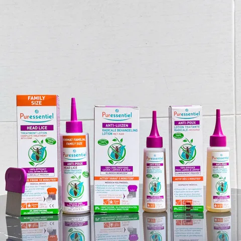 Tinh Chất Diệt Chấy Trứng Chấy Puressentiel 2 trong 1 100ML - Hiệu quả Loại bỏ Chấy và Trứng Chấy, cho Cả Gia Đình