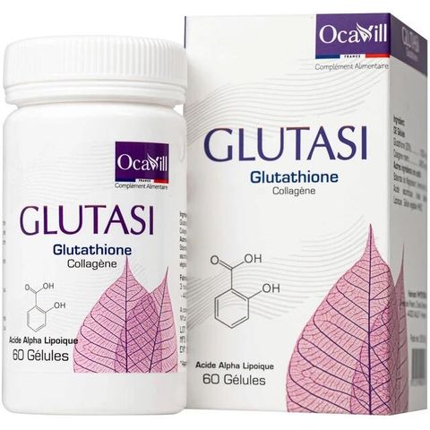 Viên uống hỗ trợ chống oxy hóa, hạn chế oxy hóa do gốc tự do Glutasi Ocavill (60 viên)