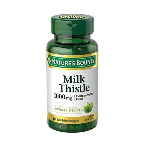 [Nhập khẩu] Milk Thistle 1000mg Nature’s Bounty hỗ trợ chức năng gan, bảo vệ gan