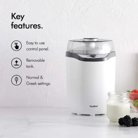 MÁY LÀM SỮA CHUA HY LẠP VONSHEF (HÀNG ĐỨC)