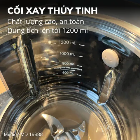 [NHẬP ĐỨC] MÁY LÀM SỮA HẠT MEDION MD19888 ,BẢO HÀNH 12 THÁNG