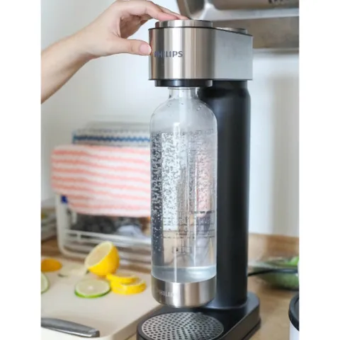 MÁY LÀM NƯỚC CÓ GA SODA PHILIPS ADD4852BK , SODA MAKER