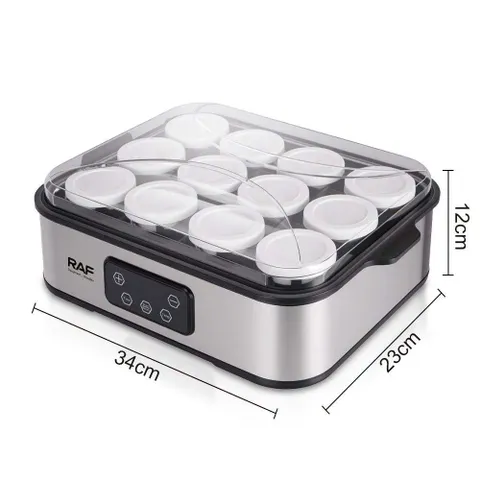 MÁY LÀM SỮA CHUA 12 LỌ RAF ,BẢO HÀNH 12 THÁNG