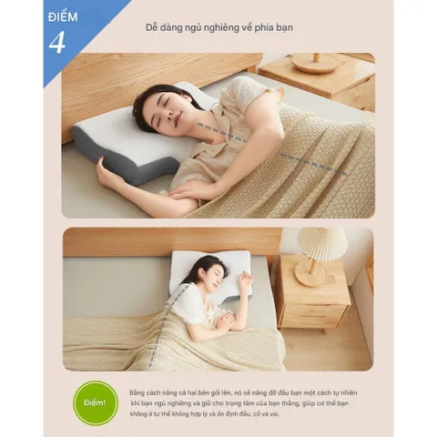 [Made in Japan] Gối chống đau mỏi vai gáy Dreamcat Memory Foam