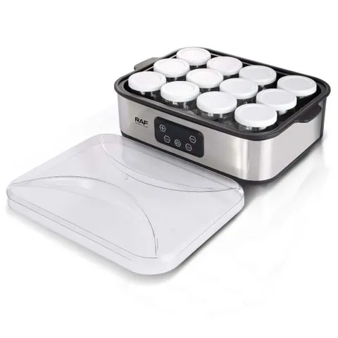 MÁY LÀM SỮA CHUA 12 LỌ RAF ,BẢO HÀNH 12 THÁNG