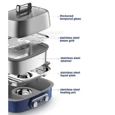 NỒI HẤP ĐA NĂNG MORPHY RICHARDS MR1168 2000W