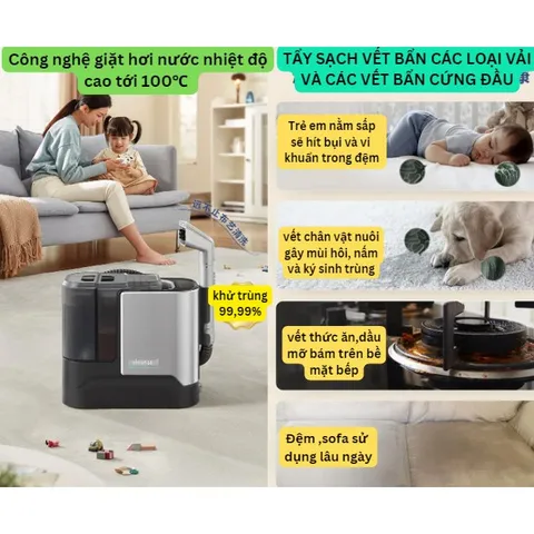 MÁY GIẶT THẢM ĐA NĂNG BISSELL 3791Z VÀ 1558Z 3698 ,BẢO HÀNH 24 THÁNG