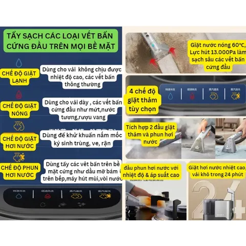 MÁY GIẶT THẢM ĐA NĂNG BISSELL 3791Z VÀ 1558Z 3698 ,BẢO HÀNH 24 THÁNG