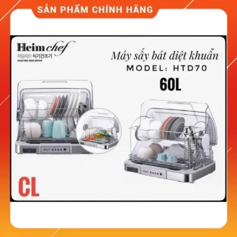Máy Sấy Và Tiệt Trùng Chén Bát Heimchef Hàn Quốc , Bảo Hành 12 Tháng