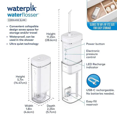 Máy tăm nước gấp gọn Waterpik Professional