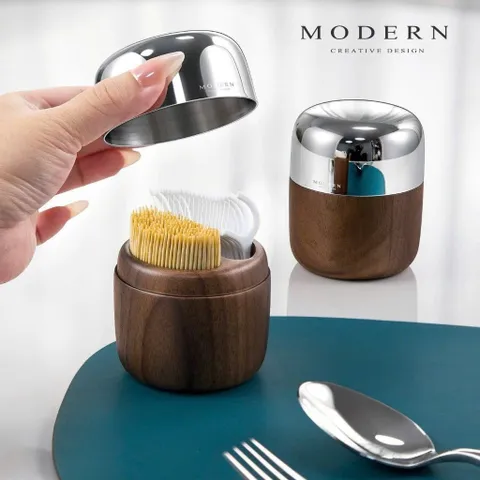 Hộp tăm 2 ngăn Modern