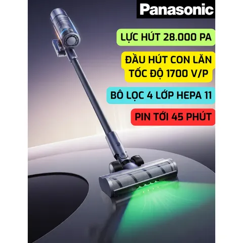 MÁY HÚT BỤI CẦM TAY PANASONIC LỰC HÚT 28.000PA