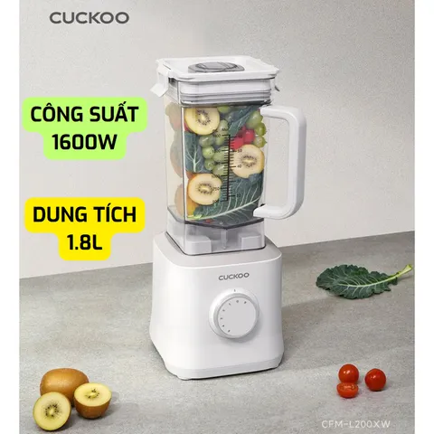 MÁY XAY SINH TỐ CUCKOO CFM-L200XW 1600W ,BẢO HÀNH 12 THÁNG