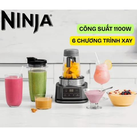 MÁY XAY SINH TỐ NINJA FOODI POWER NUTRI DUO 1100W ,BẢO HÀNH 12 THÁNG