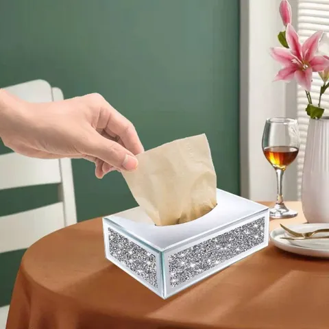 Hộp Đựng Giấy Ăn Pha Lê Cao Cấp