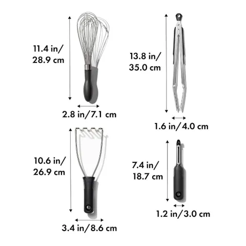 set dụng cụ nhà bếp 4 món OXO