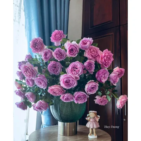 Lọ hoa pha lê Begonia