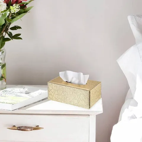 Hộp đựng khăn giấy bọc da cao cấp