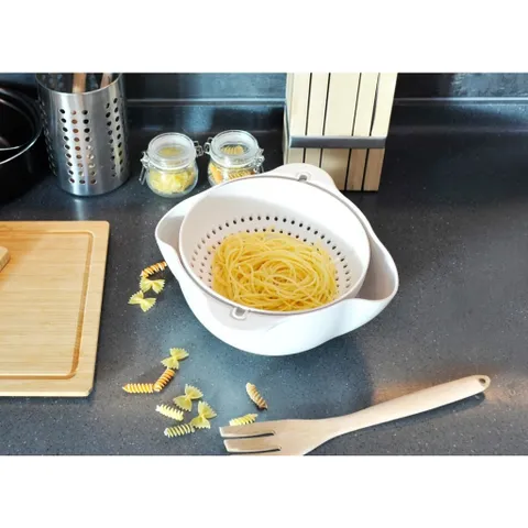 Sét rổ xoay kèm khay hứng nước Rolling Colander