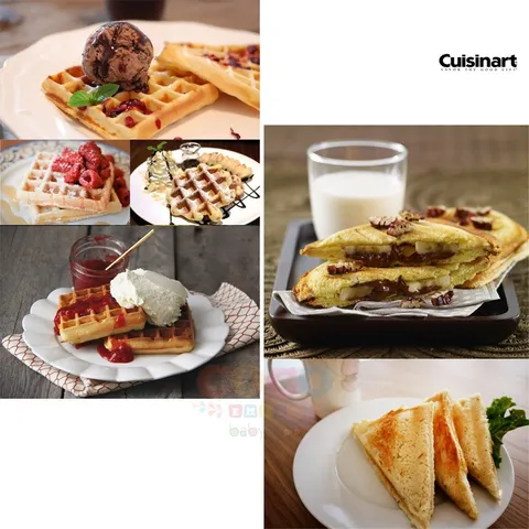 [NHẬP ĐỨC] MÁY KẸP BÁNH MỲ SILVERCREST VÀ CUISINART GR-10E 1000W