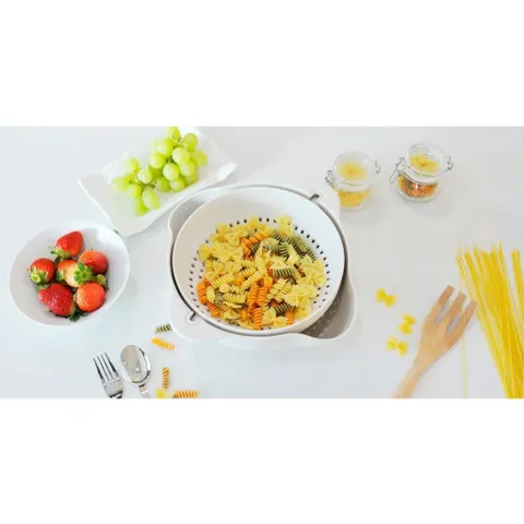 Sét rổ xoay kèm khay hứng nước Rolling Colander