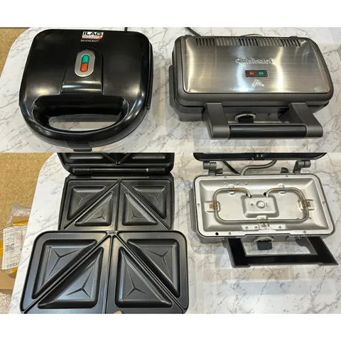 [NHẬP ĐỨC] MÁY KẸP BÁNH MỲ SILVERCREST VÀ CUISINART GR-10E 1000W