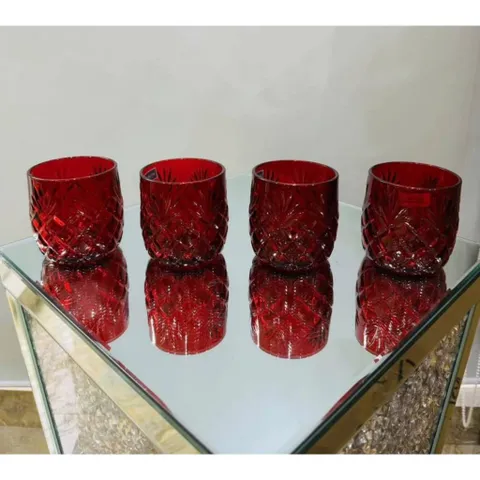 Cốc pha lê đỏ 200ml