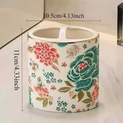Sét 6 món nhà tắm hoa mùa xuân Malacasa