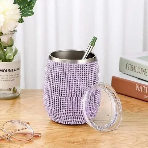 Cốc Cách Nhiệt Tessco Lõi Inox Phủ Vân Diamond 350ml