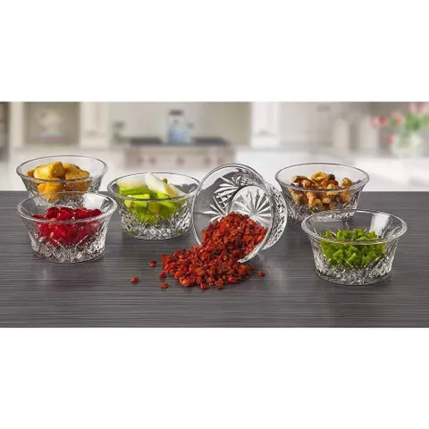 Set bát chấm pha lê 6 món Dublin