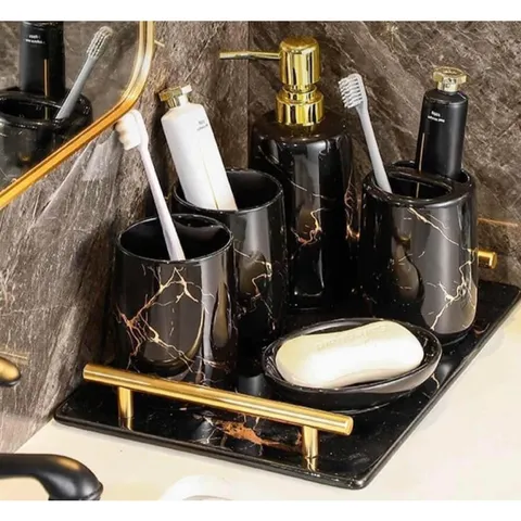 Set nhà tắm vân đá cẩm thạch
