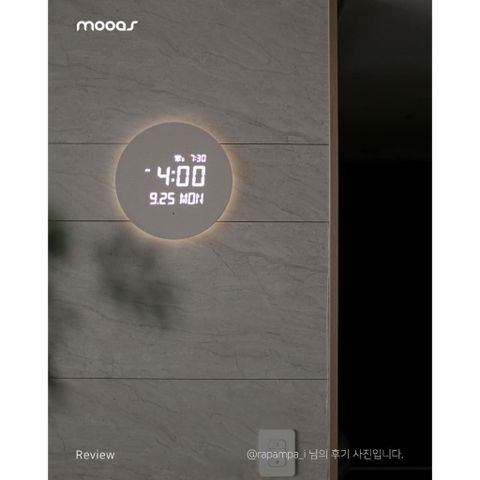 ĐỒNG HỒ TREO TƯỜNG LED MOOAS HÀN QUỐC