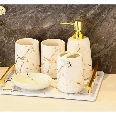 Set nhà tắm vân đá cẩm thạch
