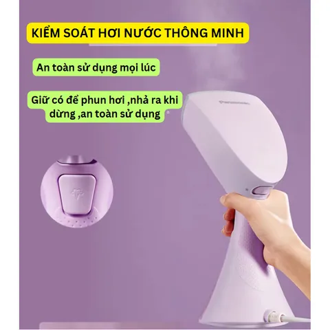 BÀN LÀ CẦM TAY PANASONIC 1500W , BẢO HÀNH 12 THÁNG